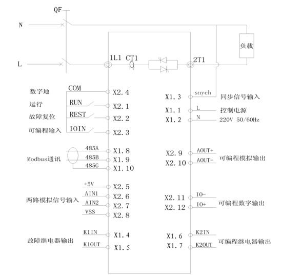 电力调解（功率控制器）应用于恒阻负载（泛指冷热阻抗转变小的负载）(图1)